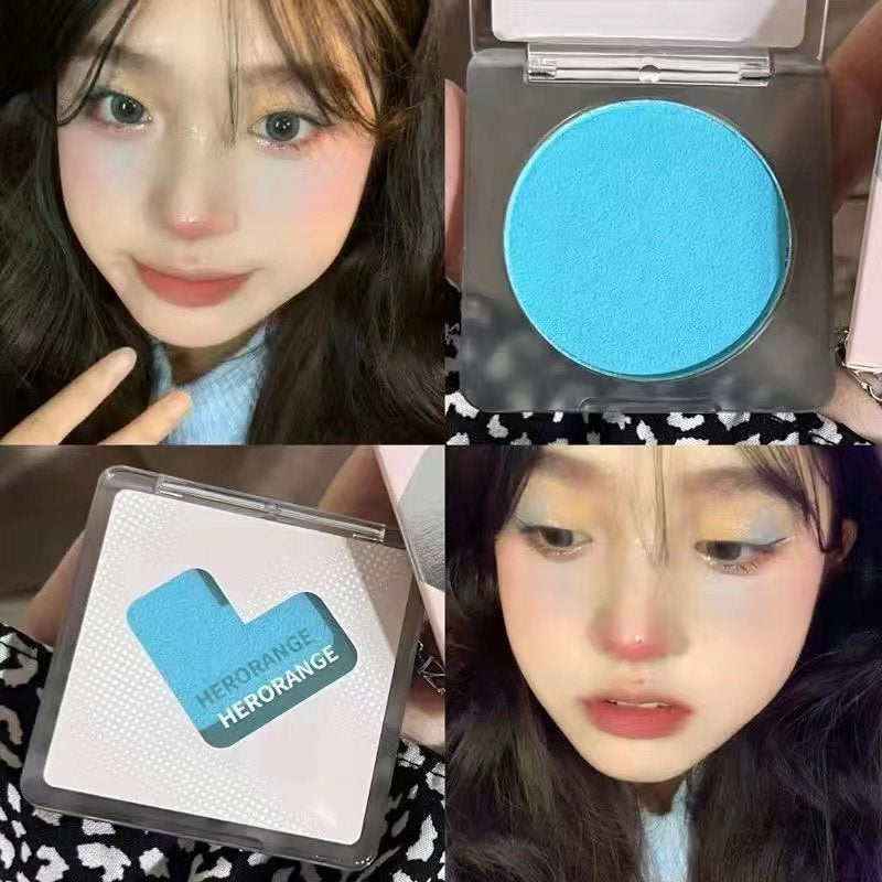 HERORANGE Love Monochrome Blush Cream Gradient Disk Expansion Color Shrinkage Color Brighten Matte Waterproof Lasting Blusher