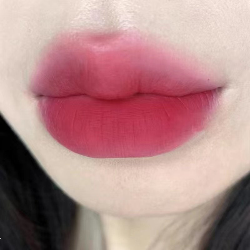 HERORANGE Colorful Lipstick Matte Water Proof Round Tube Pink Lip Gloss