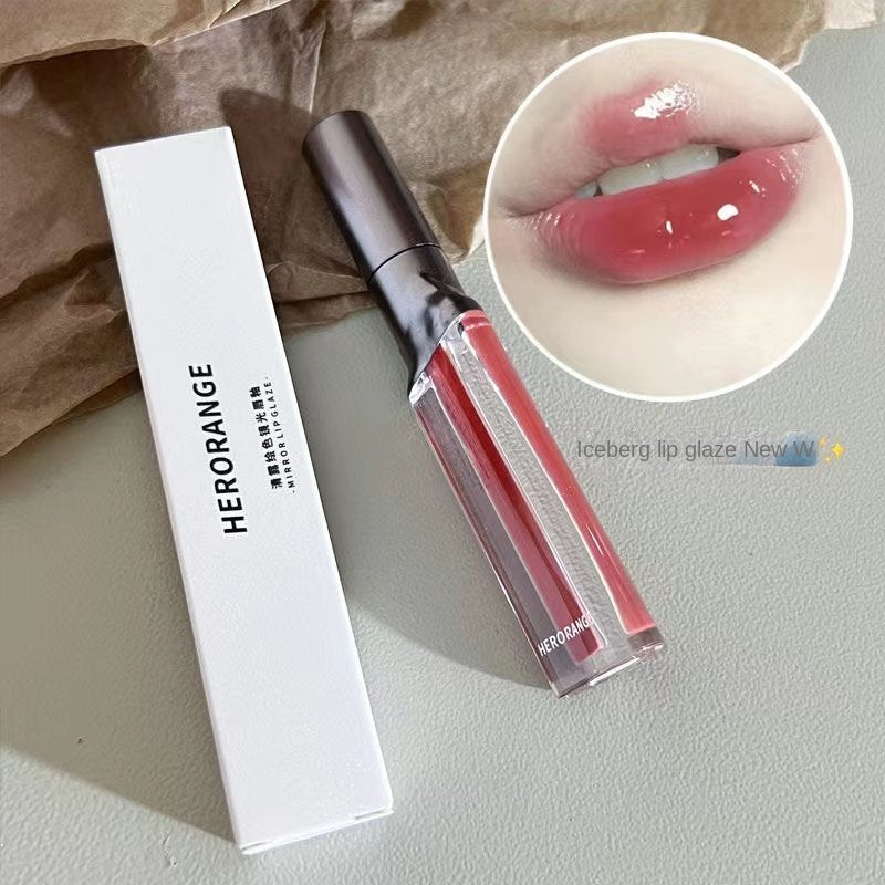 HERORANGE Moisturize Lip Gloss Mirror Surface Lipstick Lasting Moisturizing