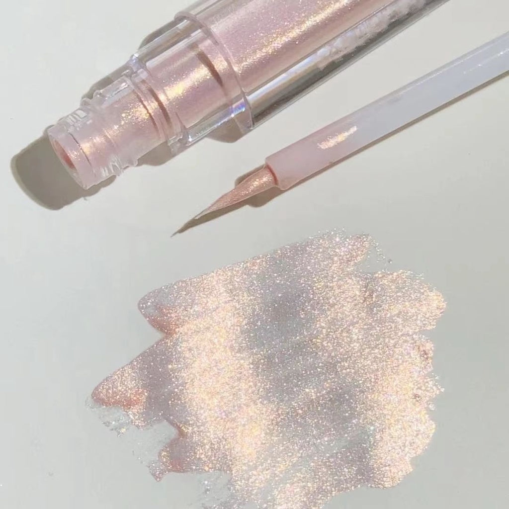 JADED Liquid Eyeshadow Sequins Super Flash Shiny Monochrome Thin Flash Pearlescent Lying Silkworm Highlight