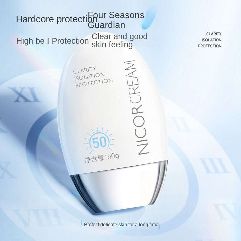 Nicor Sunscreen SPF50ml High Magnification Isolation Protection Sun Protection Moisturize Water Proof Sweatproof Lasting