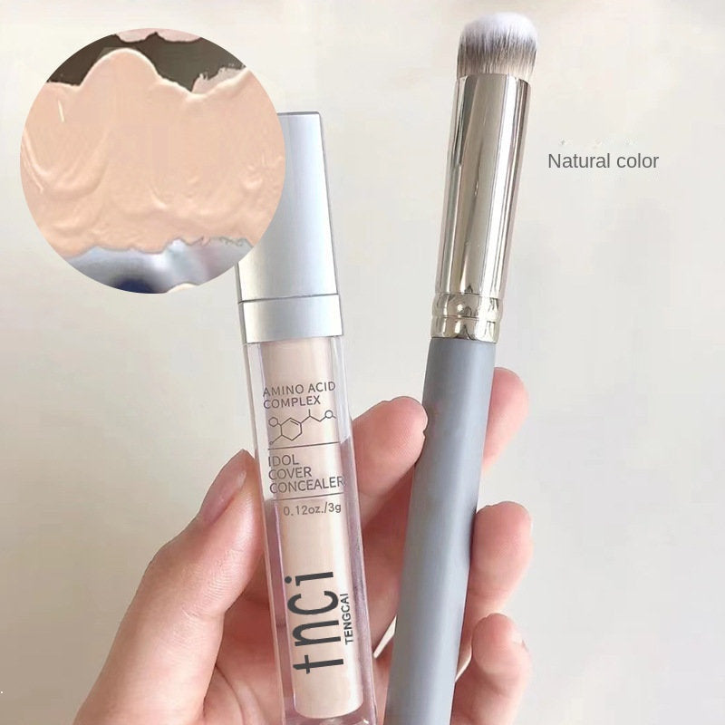 TengCai Liquid Concealer Hold Makeup Make The Bottom Concealer Cream Not Easy To Take Off Makeup Oil Skin Nature Waterproof