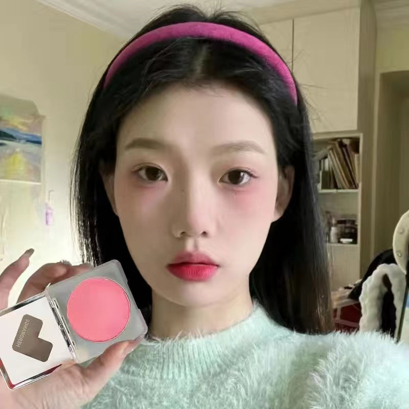 HERORANGE Love Monochrome Blush Cream Gradient Disk Expansion Color Shrinkage Color Brighten Matte Waterproof Lasting Blusher