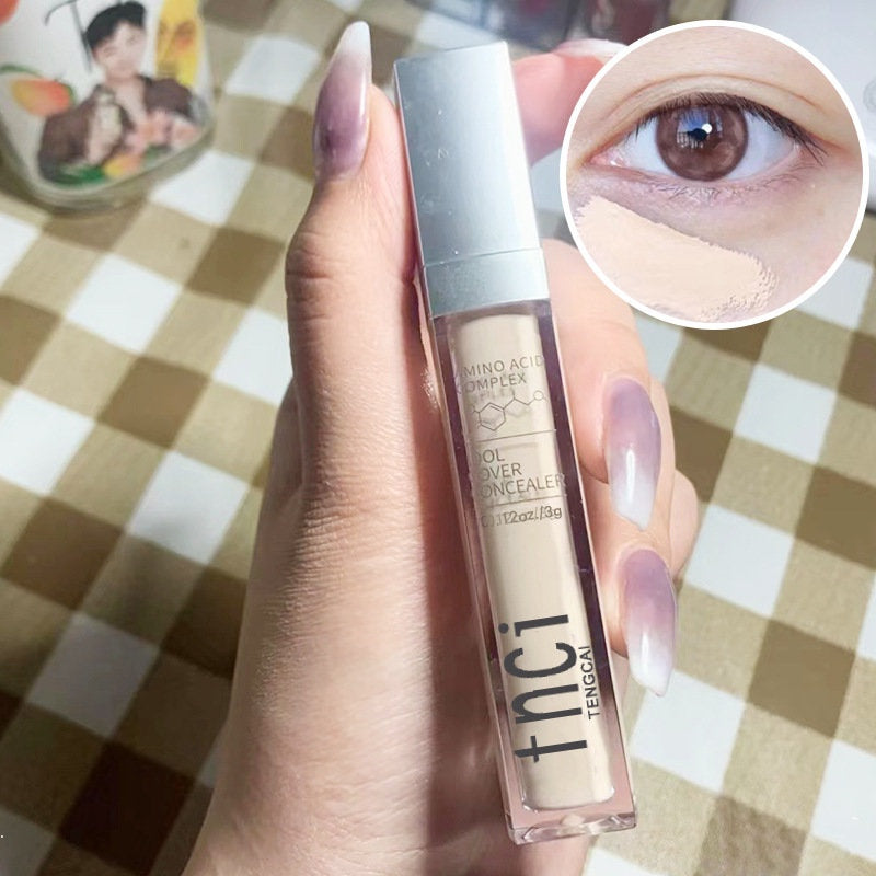 TengCai Liquid Concealer Hold Makeup Make The Bottom Concealer Cream Not Easy To Take Off Makeup Oil Skin Nature Waterproof