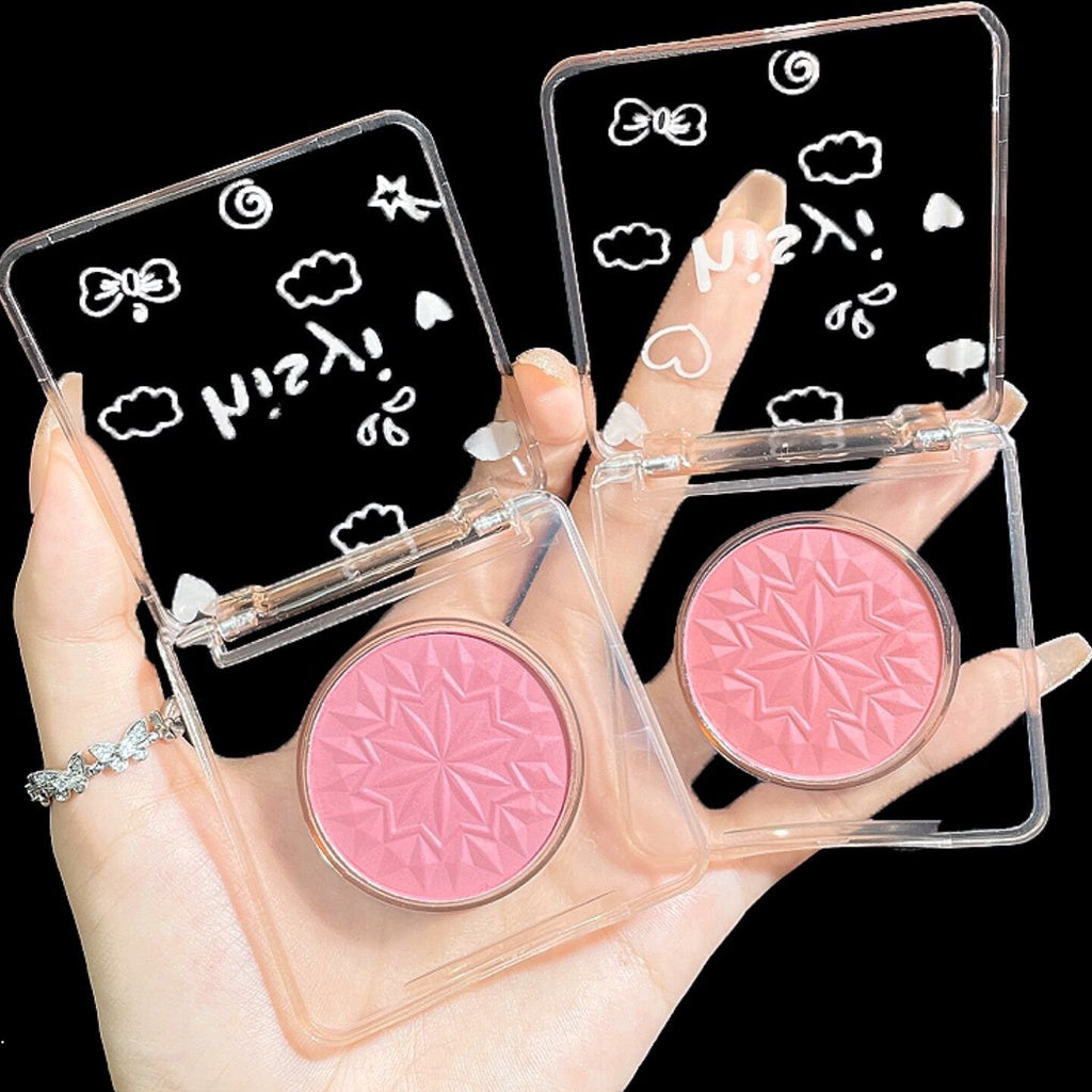 HISYI Monochrome Blusher Blush Cheek Purple Nature Water Proof Matte Thin Flash