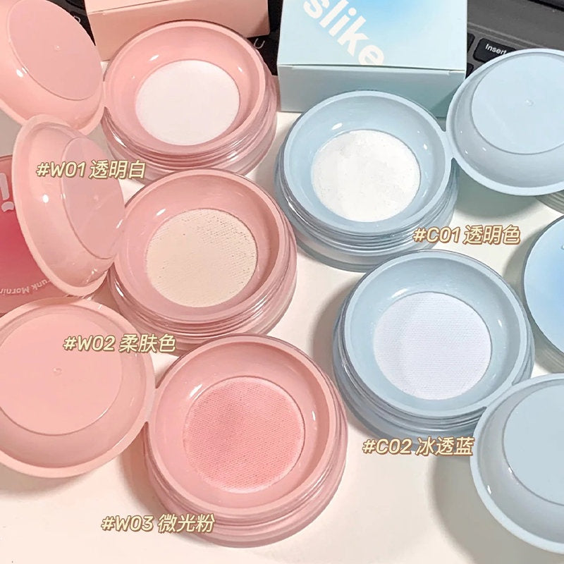 Uslike Jelly Loose Powder Makeup Powder Lasting Good Sealing Not Easy To Take Off Your Makeup Waterproof Conceal Powder