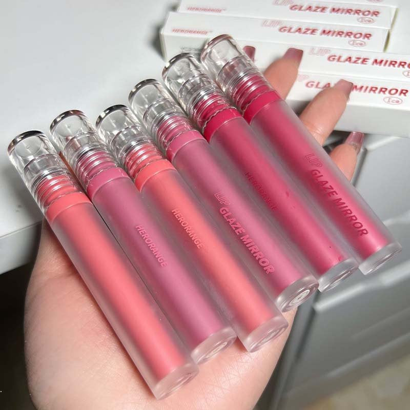 HERORANGE Mirror Surface Lip Gloss Moisturize Moisturizing Waterproof Not Easy To Fade Lipstick