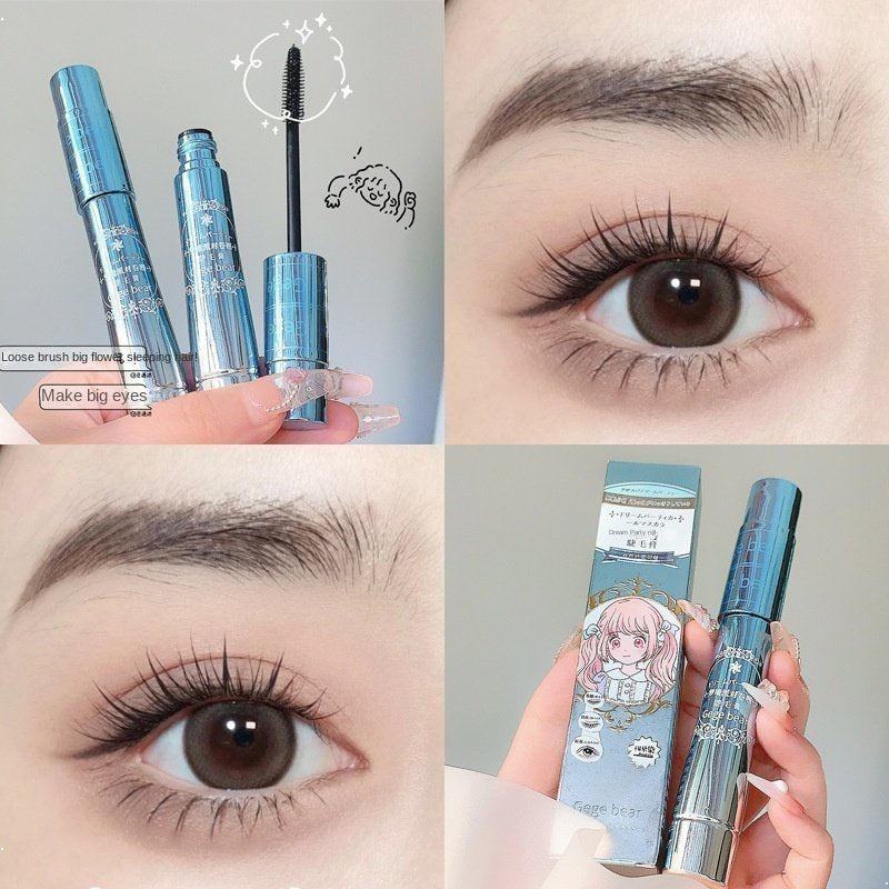 Gege Bear Eyelash Fiber Mascara Set of Boxes Eyelash Brush Water Proof  Not Easy To Smudge Long-lasting Beautiful Eyelash Fiber Mascara Set