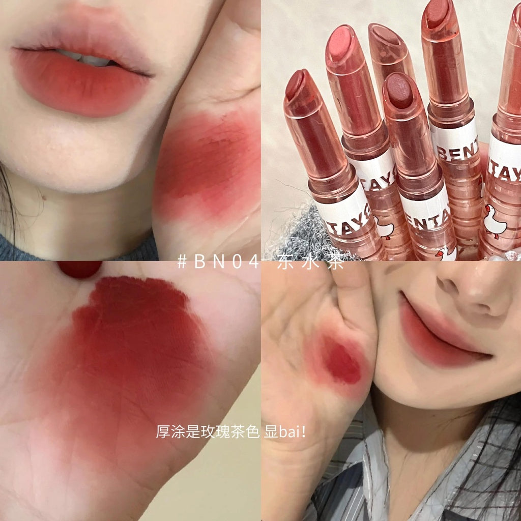 Bentayga Big White Goose Graffiti Lipstick Pen Matte Velvet Not Easily Faded Lipstick Summer Recommendation Water Proof Lasting Lip Gloss