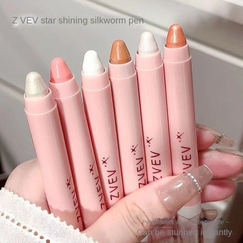 Eye Shadow Eye Makeup Brighter Pearlescent Matte Sparkling Water Proof Lasting Highlight Pen