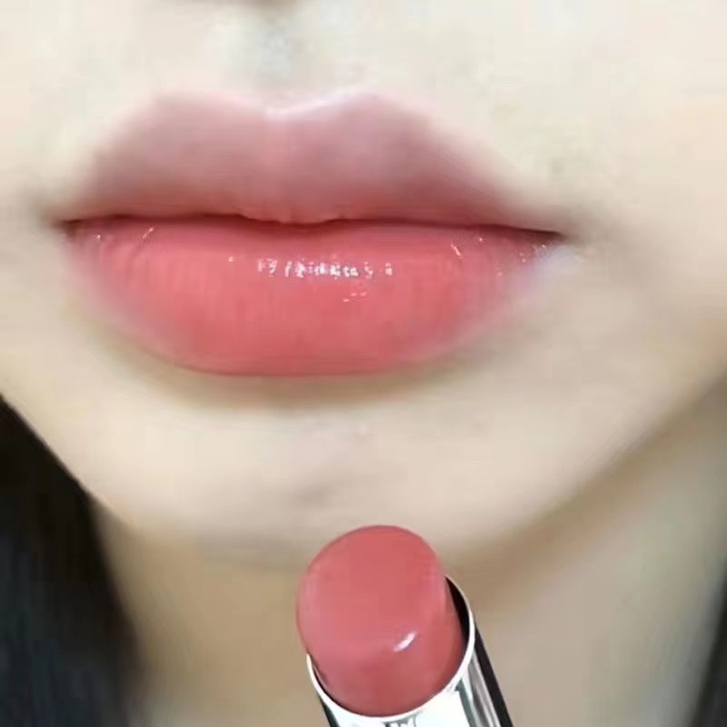 Lipstick Colored Round Tube Mirror Surface Moisturize Moisturizing Water Proof Lasting Nature Lip Gloss