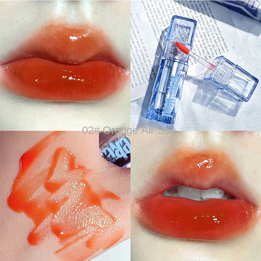 Kekemood Lip Gloss Blue Mirror Surface Moisturize Moisturizing Lasting Water Proof Lipstick