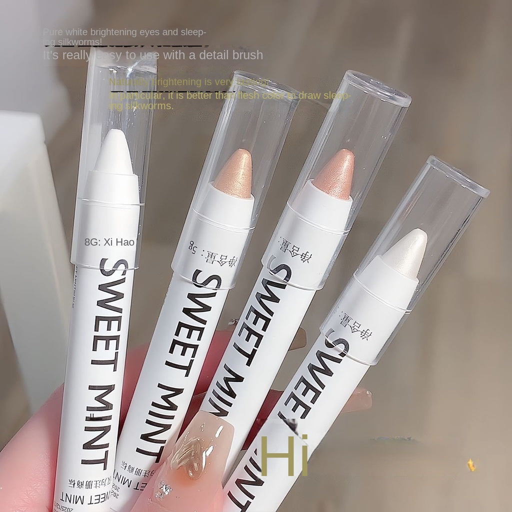 Sweet Mint Lying Silkworm Highlighter Brighten Eyes Pearl Pen Lasting Water Proof Matte Eye Shadow Stick