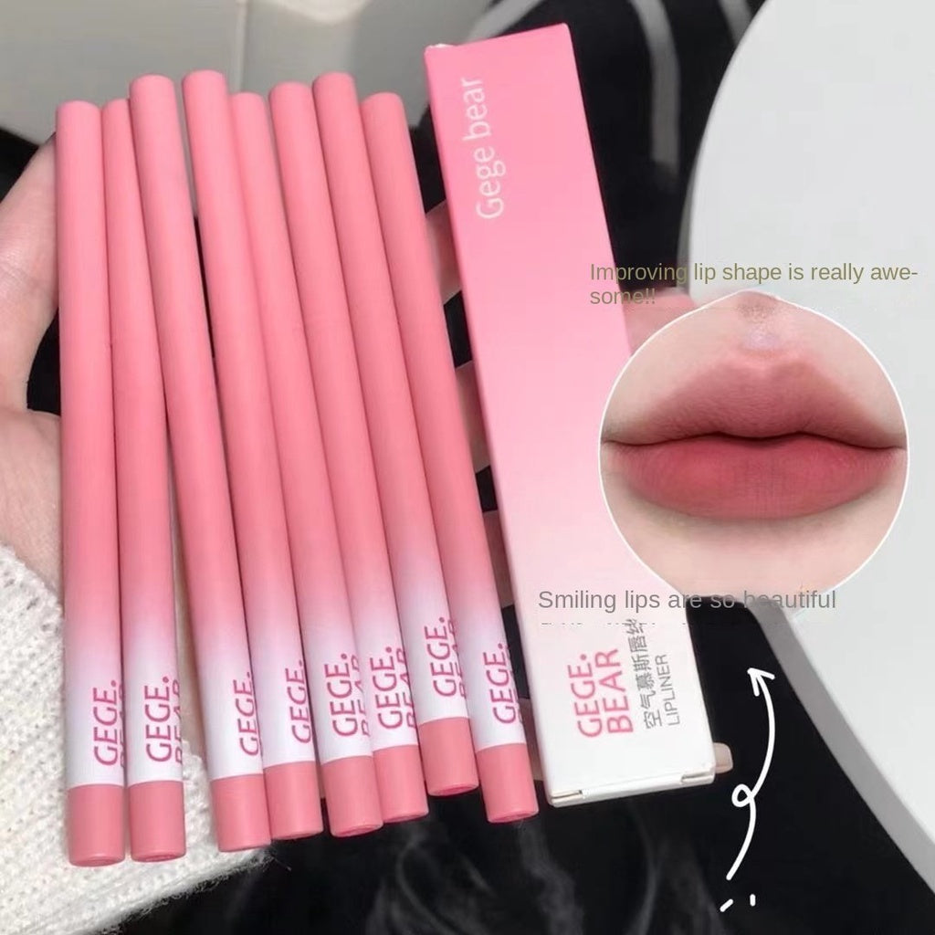 Gege Bear Lipstick Lip Line Pen  Matte Water Proof Lasting Lip Gloss