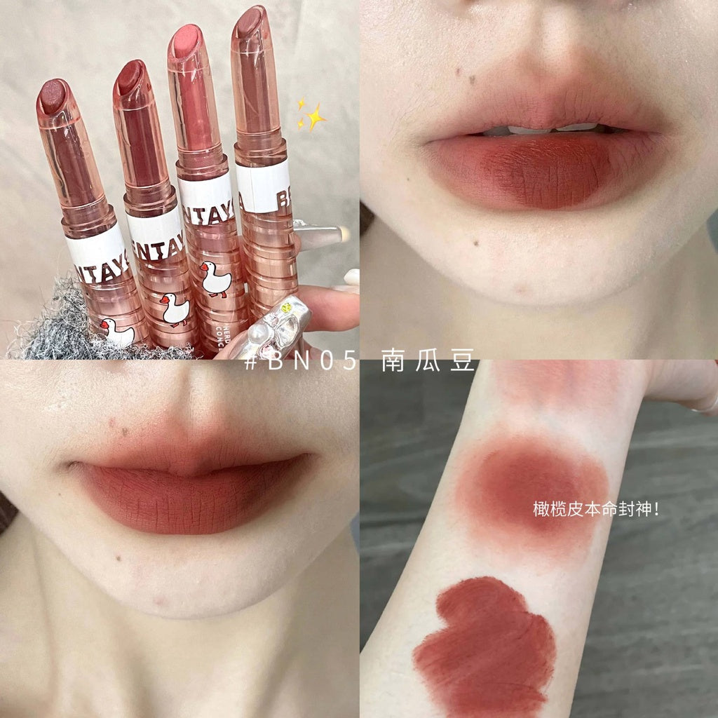 Bentayga Big White Goose Graffiti Lipstick Pen Matte Velvet Not Easily Faded Lipstick Summer Recommendation Water Proof Lasting Lip Gloss