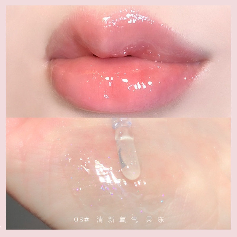 Maxfine Mirror Surface Lip Gloss Nourish Moisturize Lip Glaze Lasting Lipstick