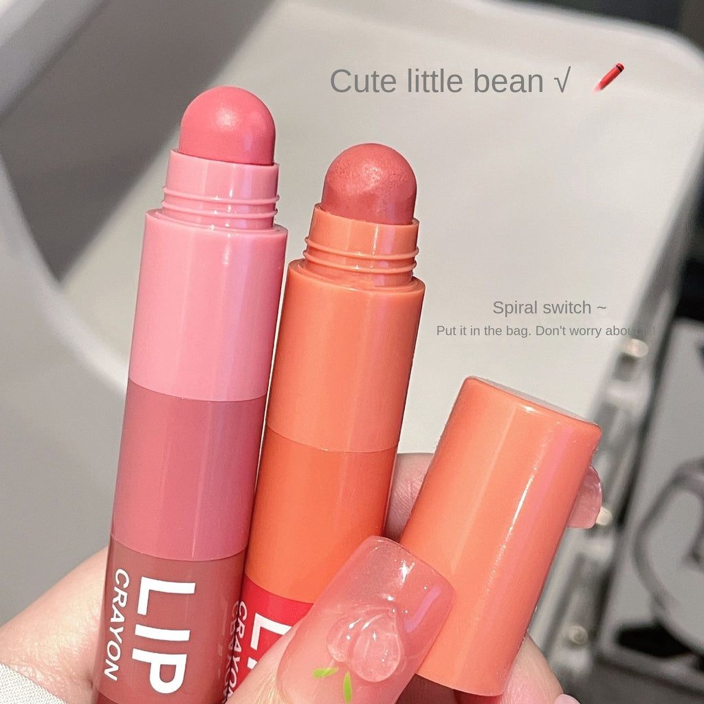 GEGE BEAR Crayon Lipstick Four-color A Multi -colored Velvet Matte Water Proof Lip Gloss Makeup