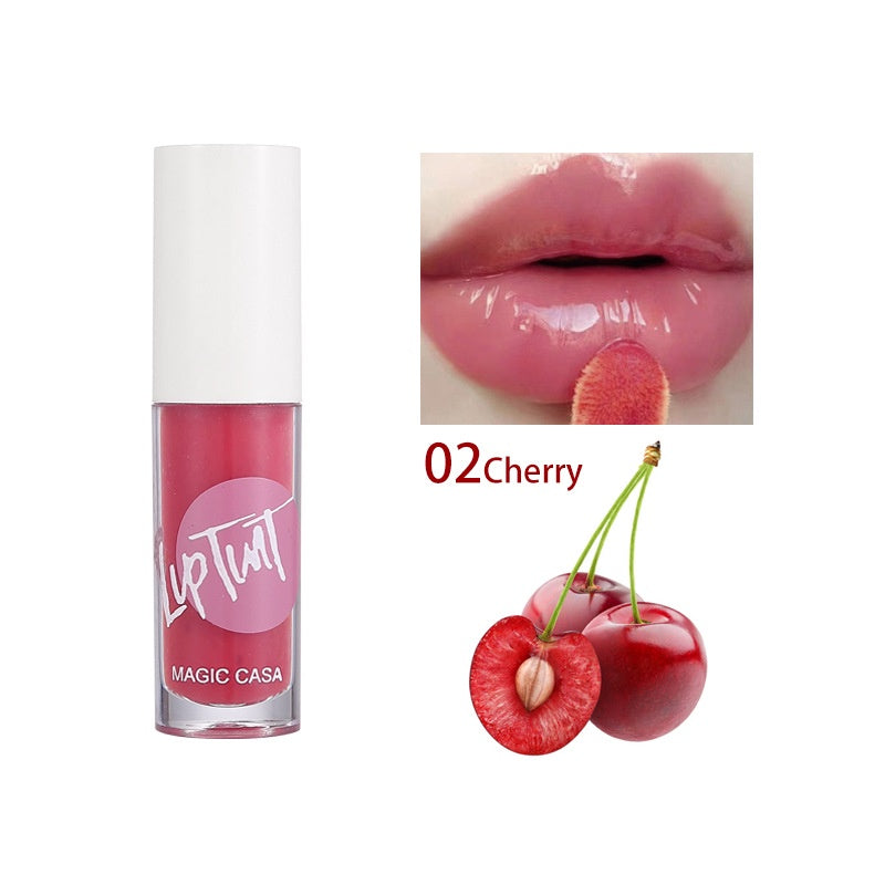 MAGIC CASA Lip Oil Sweet Fruit Flavor Lip Gloss Moisturizing Moisturize Lasting Water Proof Lipstick