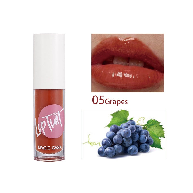 MAGIC CASA Lip Oil Sweet Fruit Flavor Lip Gloss Moisturizing Moisturize Lasting Water Proof Lipstick