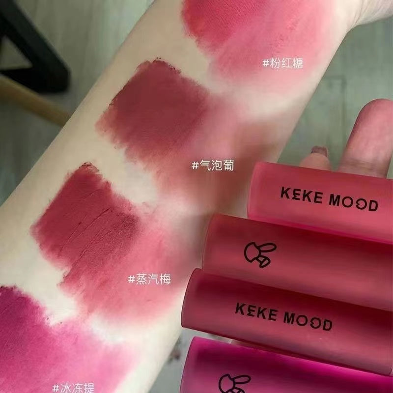 KeKeMood Macaron Lip Gloss Matte Moisturize Water Proof Not Easy To Fade Lipstick