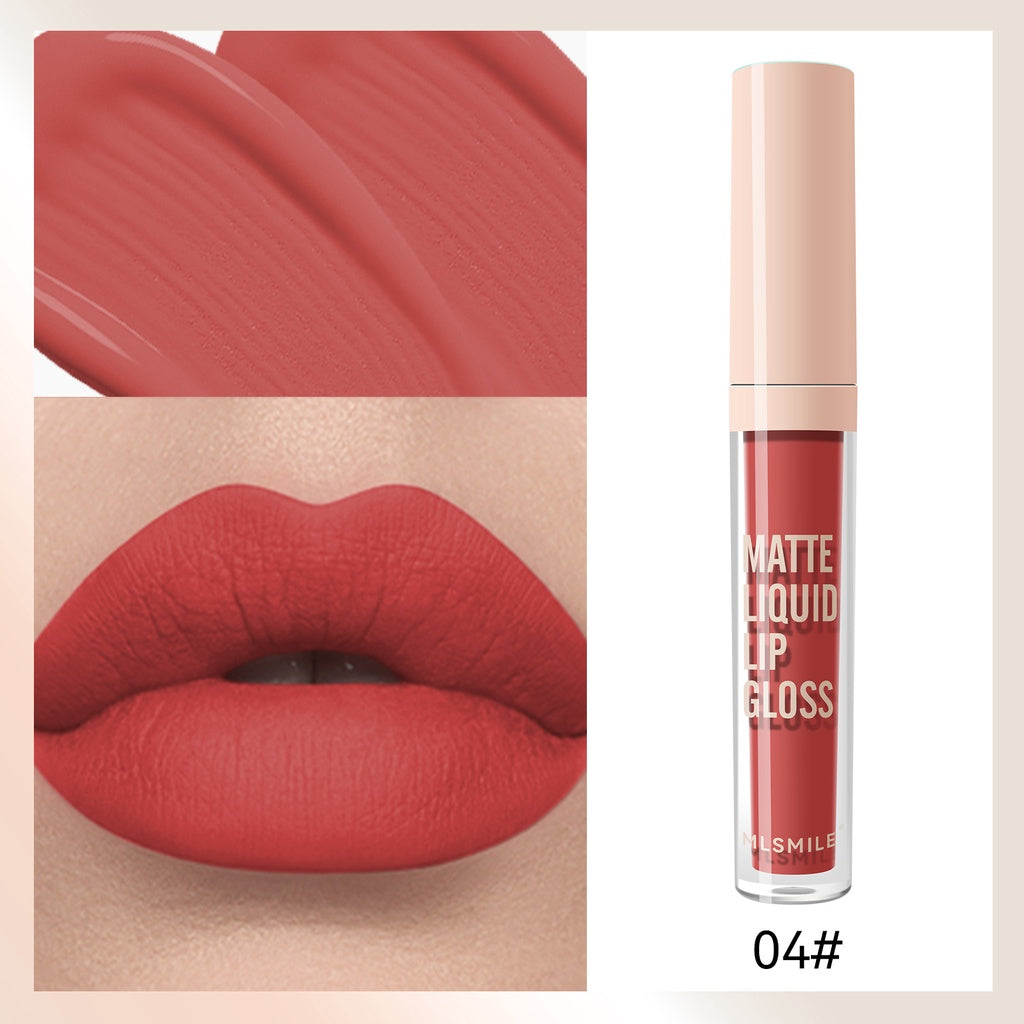 Lip Gloss Mirror Surface Matte Moisturize Moisturizing Lasting Non Stick Cup Does Not Fade Liquid Lipstick