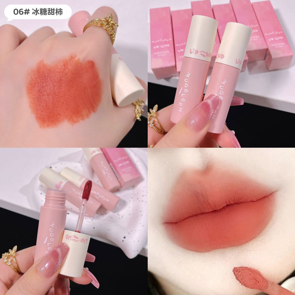 MUGE LEEN Small Powder Tube Lip Gloss Matte Water Proof Lasting Nature Not Easy To Fade Lipstick