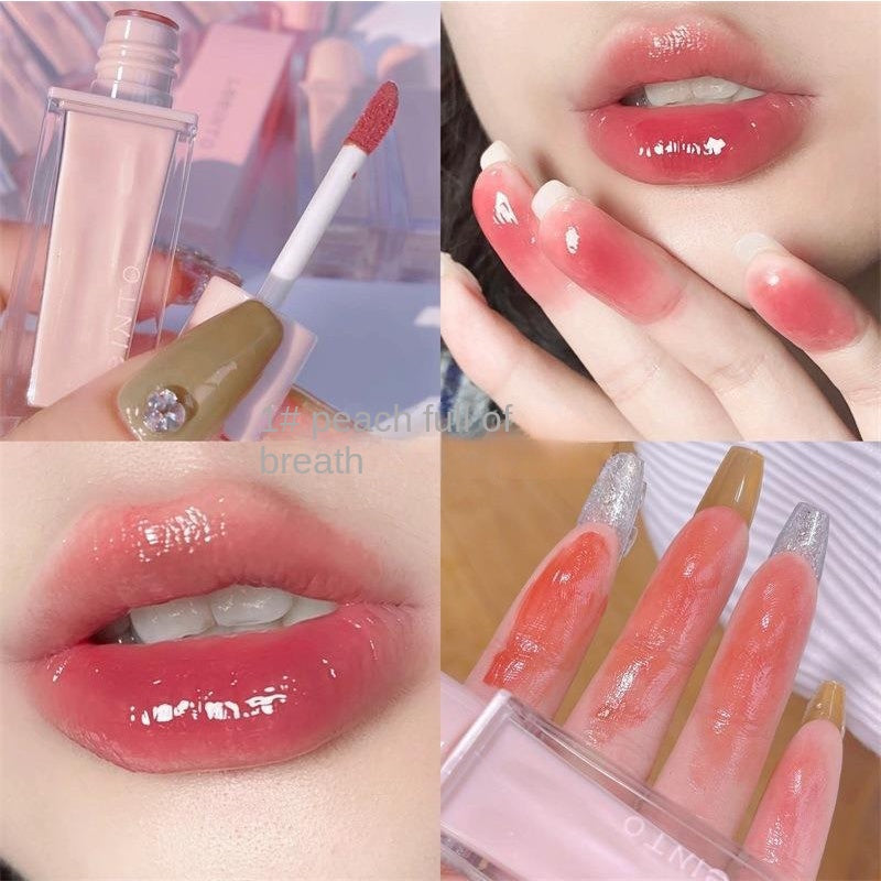 LEE INTO Mirror Surface Lip Gloss Moisturize Moisturizing Lasting Waterproof Not Easy To Stick To The Cup Lipstick