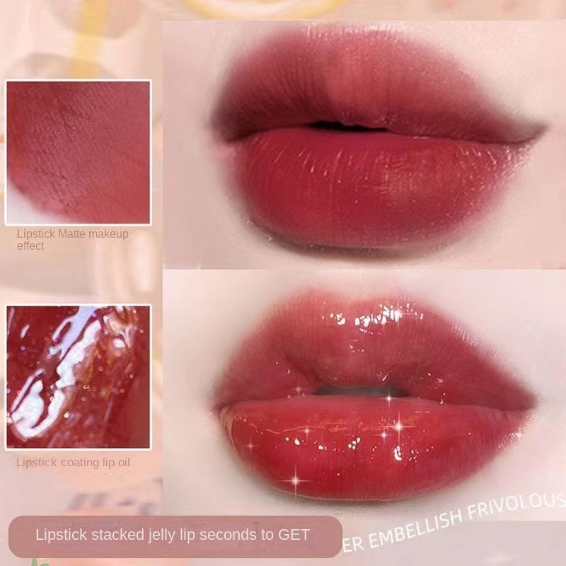 Maxfine Mirror Surface Lip Gloss Nourish Moisturize Lip Glaze Lasting Lipstick