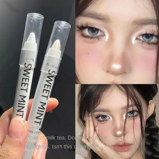 Sweet Mint Lying Silkworm Highlighter Brighten Eyes Pearl Pen Lasting Water Proof Matte Eye Shadow Stick