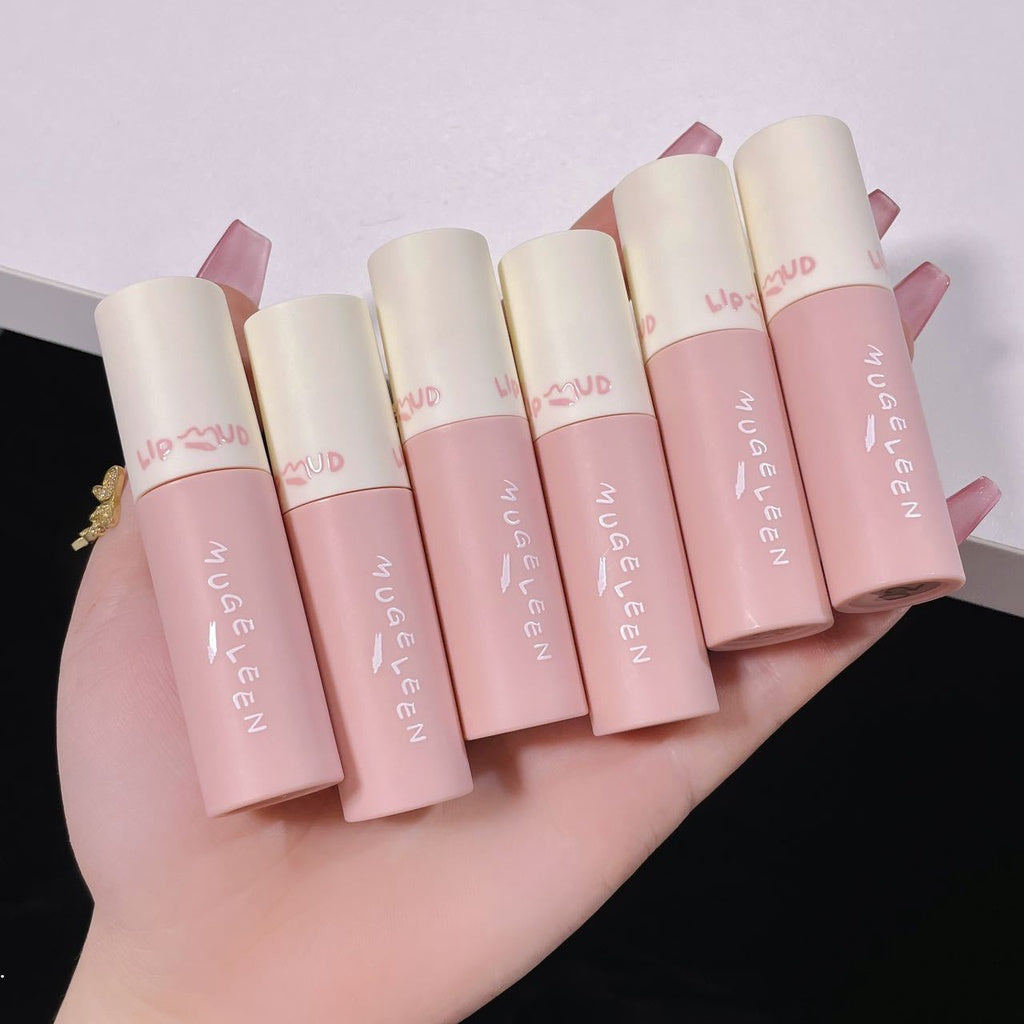 MUGE LEEN Small Powder Tube Lip Gloss Matte Water Proof Lasting Nature Not Easy To Fade Lipstick