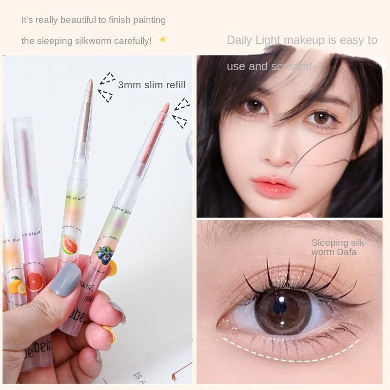 Fruit Eyeliner Highlight Pen Nature Modify Eye Makeup Pearlescent Matte Water Proof Eyeliner