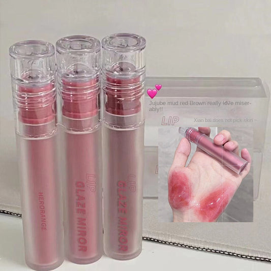 HERORANGE Mirror Surface Lip Gloss Moisturize Moisturizing Waterproof Not Easy To Fade Lipstick