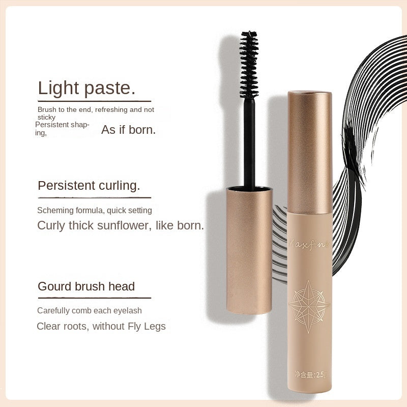 Maxfine Mascara Curling Water Proof Lengthening Long-wearing Dense Volumizing Mascara