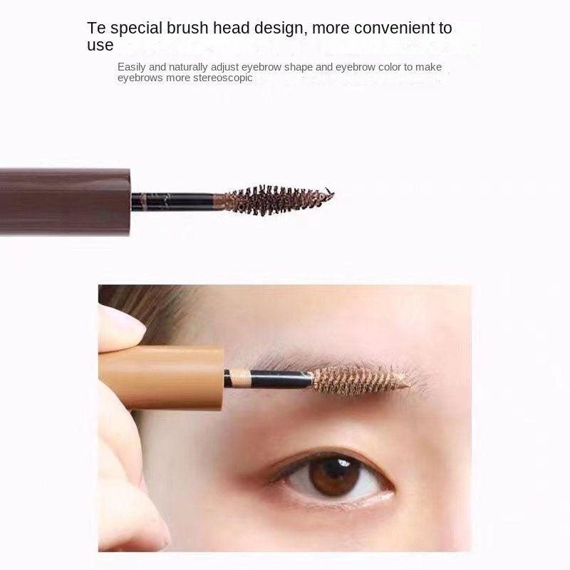 Novo 3D Eyelashes and Mascara Beautiful Lines, Waterproof, Eyebrows Not Faint Dark Brown Natural Brown Cosmetic Long Eyebrow