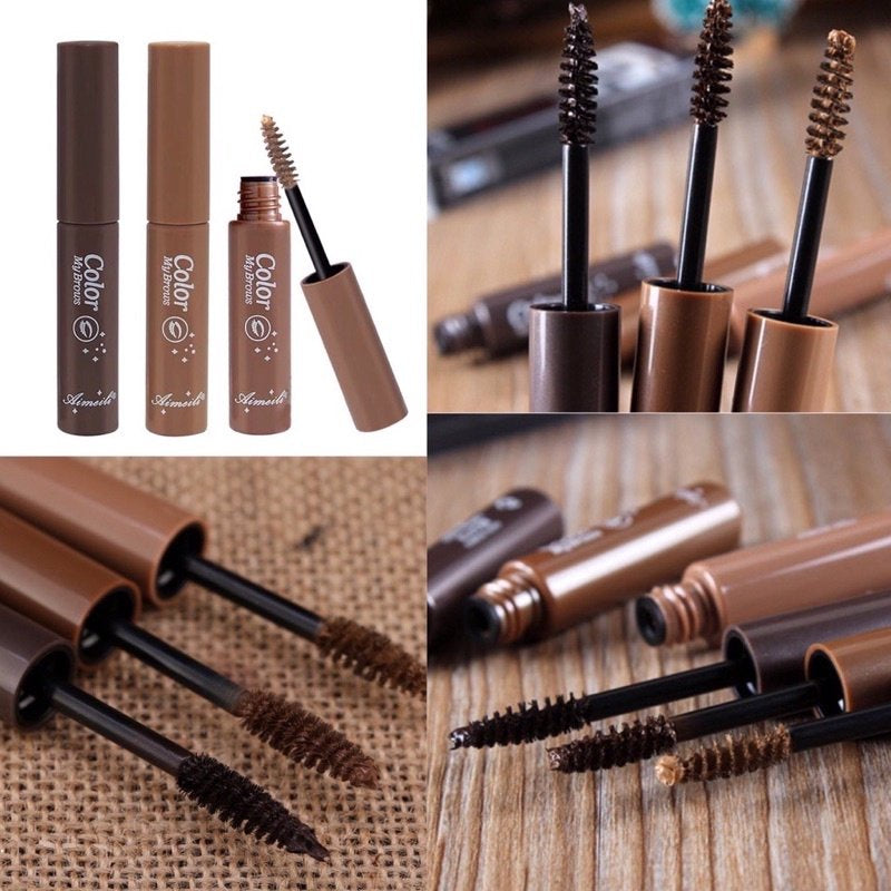 Novo 3D Eyelashes and Mascara Beautiful Lines, Waterproof, Eyebrows Not Faint Dark Brown Natural Brown Cosmetic Long Eyebrow