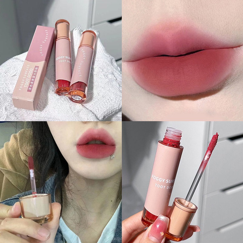 Toot Dodo Brown Lip Gloss Matte Water Proof Lasting Not Easy To Fade Lipstick