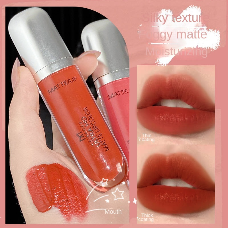 Ice Cream Lip Gloss Matte Velvet Moisturizing Water Proof Lasting Lipstick