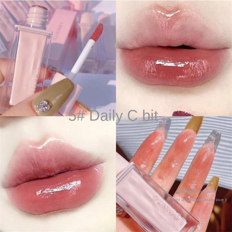 LEE INTO Mirror Surface Lip Gloss Moisturize Moisturizing Lasting Waterproof Not Easy To Stick To The Cup Lipstick