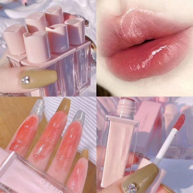 LEE INTO Mirror Surface Lip Gloss Moisturize Moisturizing Lasting Waterproof Not Easy To Stick To The Cup Lipstick