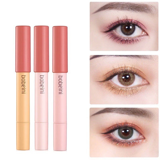 Bobeni Colorful Multifunction Eye Shadow Pencil Highlight Stick Lying Silkworm Pen Water Proof Lasting Nature No Smudge Eyeliner Contouring Pen