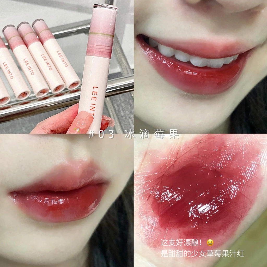 LEE INTO Lip Gloss Mirror Surface Moisturizing Moisturize Water Proof Lasting Not Easy To Fade Lipstick