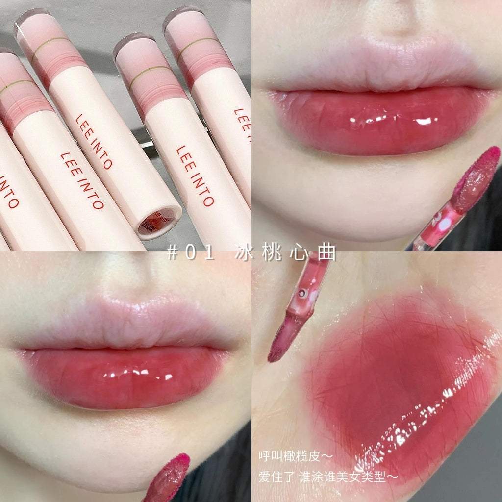 LEE INTO Lip Gloss Mirror Surface Moisturizing Moisturize Water Proof Lasting Not Easy To Fade Lipstick