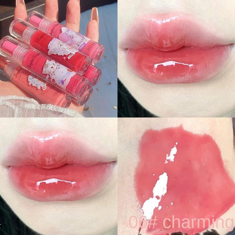 Cappuvini Cat Lip Gloss Lip Essence Lip Glaze Lip Oil Protection Mirror Surface Moisturize Moisturizing Water Proof Lipstick