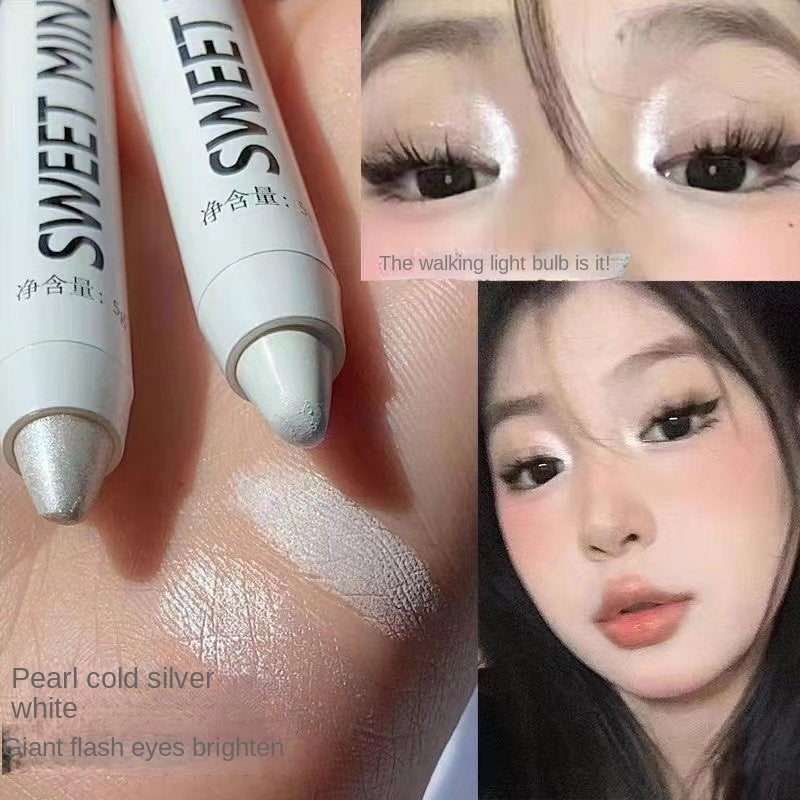 Sweet Mint Lying Silkworm Highlighter Brighten Eyes Pearl Pen Lasting Water Proof Matte Eye Shadow Stick