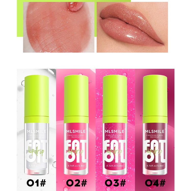 Lip Gloss Moisturize Moisturizing Lip Oil Water Proof Fine Flash Transparent Lipstick