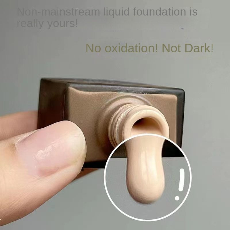 KeKeMood Small Square Bottle Liquid Foundation Lasting Concealer Waterproof Oil Control Moisturizing Nature Makeup