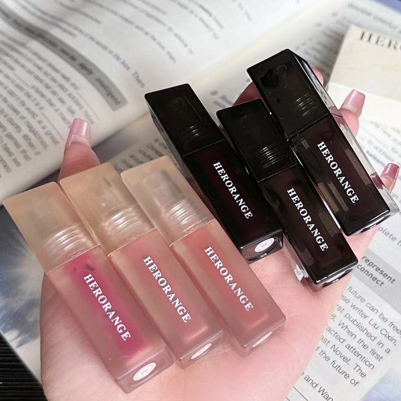 HERORANGE Matte Lip Gloss Velvet Water Proof Moisturize Not Easy To Fade Lipstick