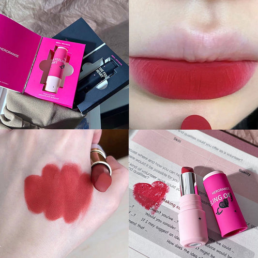 Herorange Sweethearted Lip Gloss Matte Water Proof Gift Box Lipstick