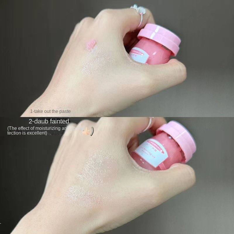 HERORANGE Lip Mask Coconut Strawberry Lip Jelly Moisturize Moisturizing Lighten Lip Lines Exfoliation Lip Care Lip Balm