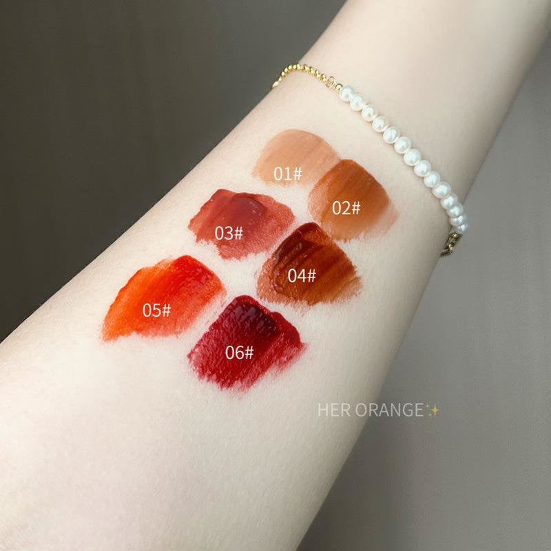 HERORANGE Spring and Summer Lip Gloss Mirror Surface Moisturize Moisturizing Water Proof Lasting Not Easy To Fade Lipstick